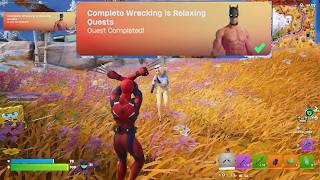 How to EASILY Hit opponents with a pickaxe in Fortnite locations Quest!