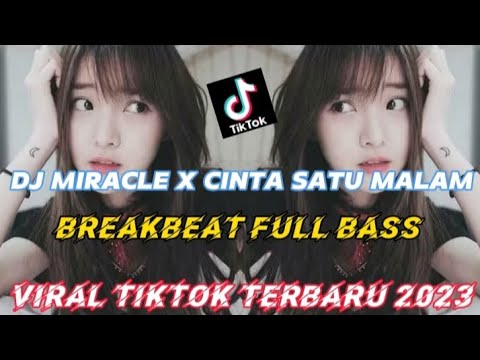 DJ MIRACLE X CINTA SATU MALAM BREAKBEAT FULL BASS VIRAL TIKTOK TERBARU 2023
