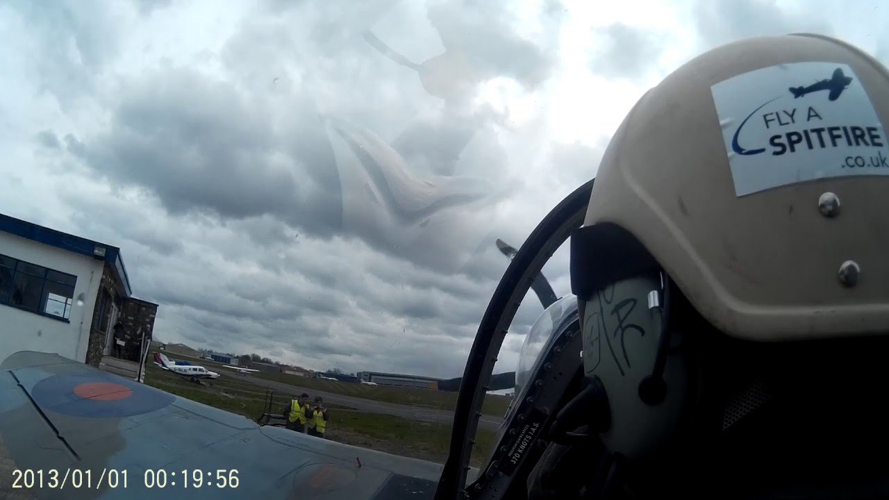 Spitfire Flight from Biggin Hill April 2016