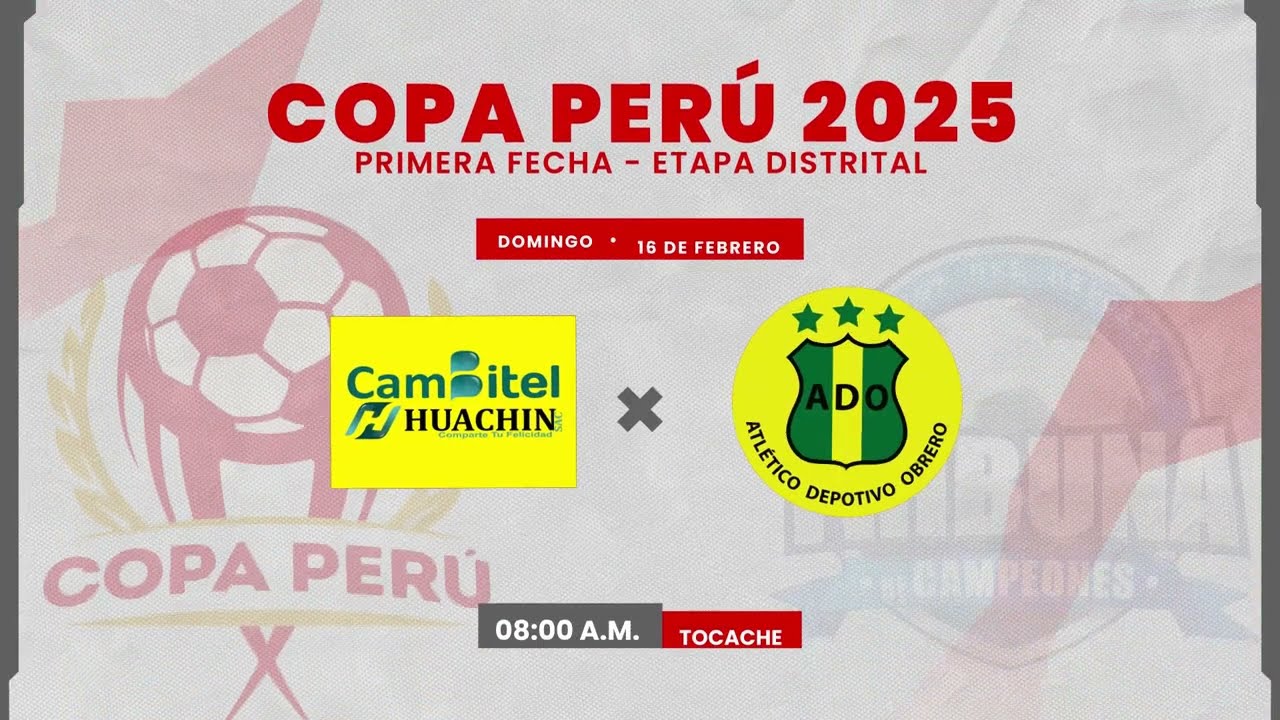 𝗖𝗢𝗥𝗣. 𝗛𝗨𝗔𝗖𝗛𝗜𝗡 0️⃣ 🆚 6️⃣ 𝗔𝗗 𝗢𝗕𝗥𝗘𝗥𝗢 - GOLES