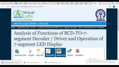 BCD to 7 segment display driver decoder