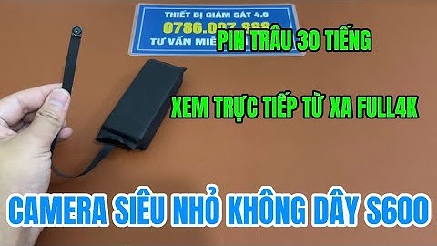 MẪU MỚI camera siêu nhỏ không dây s600 pin trâu 30 tiếng , camera giấu kín cúc áo s600 xem từ xa