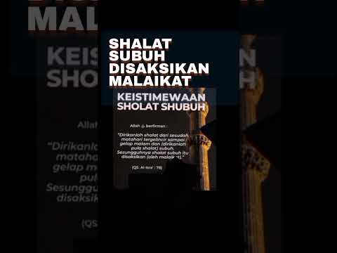 Shalat Subuh Disaksikan Malaikat #shorts