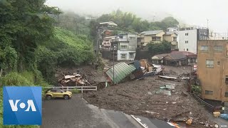 19 Missing After Mudslide Sweeps Away Homes in Japan