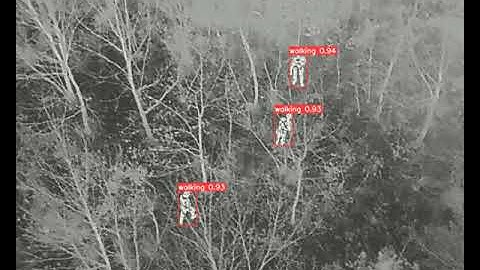 VideoS#3/7 YOLOv5x thermal object detection: SAR target tracking with a drone