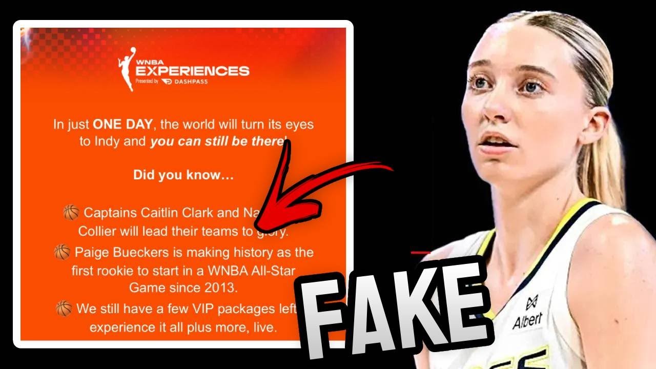 The WNBA Made Up FAKE Record For Paige Bueckers... - YouTube