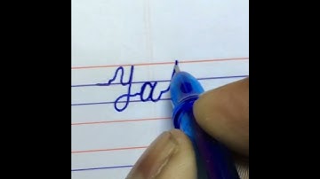 Yaksh beautiful name write in cursive writing | cursive writing | cursive writing kaise likhe |