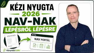 Kézi nyugta 2026: Így jelentsd az adatokat a NAV felé!