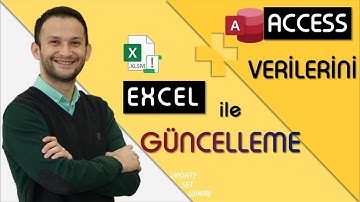 MS Access ile Excel Bağlantısı - Access Verilerini Güncellemek