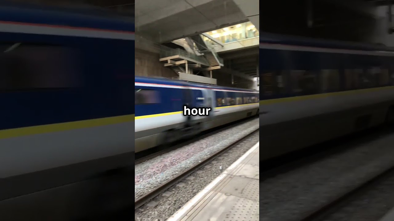The Fastest Train in the UK #eurostar #channeltunnel #tgv