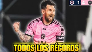 🚨 TODOS los RÉCORDS que rompió MESSI con su DOBLETE y ASISTENCIA contra NEW ENGLAND REVOLUTION 🤩