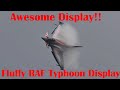 Awesome RAF Typhoon Display at Duxford Vaporfest!!