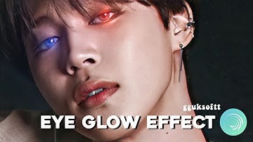 Eye-glow effect - alight motion [explained with arrows]