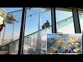 Riding the GLASS SLIDE | 700 FEET above Dubai! | Glass Floor Observation Deck | Sky Views
