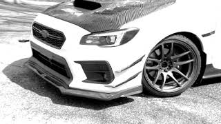 2020 WRX series.white Invidia R400 exhaust (resonator delete)