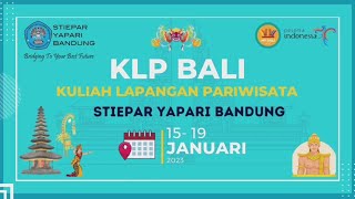 Raise Our Tourism in Bali with STIEPAR YAPARI BANDUNG ✨