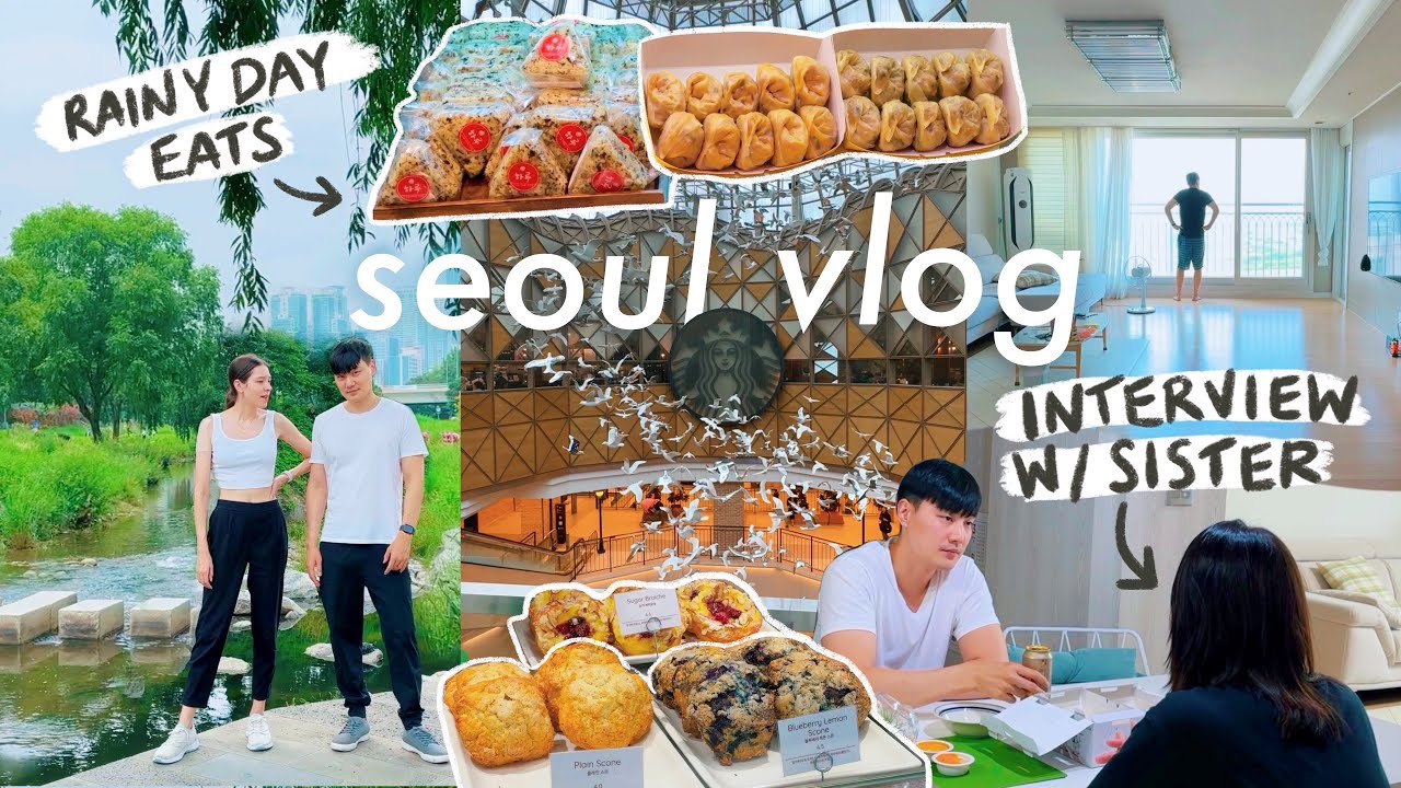 seoul vlog | BEST place to spend a rainy day w/ amazing food ☔ kyuho's ...