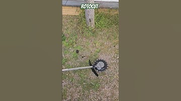 Ego rotocut rtx2300. Weeds in gravel cleaning #ego #machine