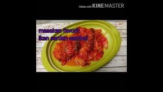 Ikan sarden sambal balado