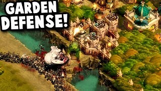 Turning a Botanical Garden into a ZOMBIE DEFENSE FORTRESS?! | They Are Billions Custom Map Gameplay screenshot 1