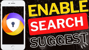 How to Enable Search Suggestions in Avast Secure Browser