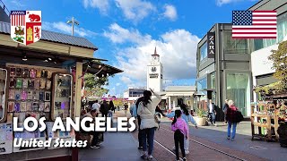 Los Angeles, USA. A walk to the Original Farmers Market. 4K