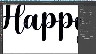 How to Unite Script Fonts in Adobe Illustrator
