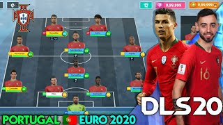 Đội hình BỒ ĐÀO NHA EURO ?? cực mạnh trong Dream League Soccer 2020