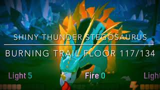 Ulala Idle Adventure I Shiny Thunder Stegosaurus | Burning Trail Floor 117/134