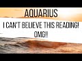 "I Can't Believe This Reading! OMG!" 😱 AQUARIUS December 2020 (21-27)Weekly Tarot Reading