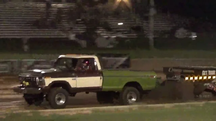 Donald Eshelman super street gas truck pull at Bea...