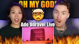 OMG WE DID NOT EXPECT THIS!  Ado - Unravel Live Reaction! Resimi
