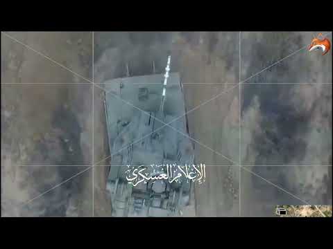 Hamas attacked Israel's tanks with drones Zouari: Special Footage - YouTube