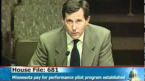 Bill establishes pay-for-performa...  pilot program