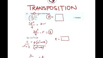Understanding Transposition: CSEC Math Tutorial
