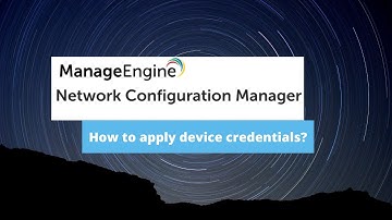 2 Simple Ways to add credentials in Network Configuration Manager