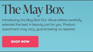 Allure Beauty Box May 2024 SPOILERS