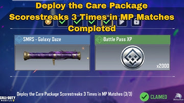 How to Deploy the Care Package Scorestreaks 3 Times in MP Matches Cod Mobile 2023