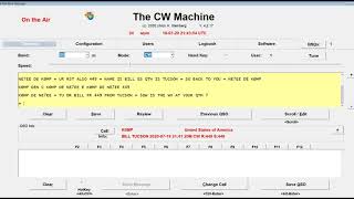 Begali - The CW Machine - Autologging with Keywords explained using The CW Machine logging software.