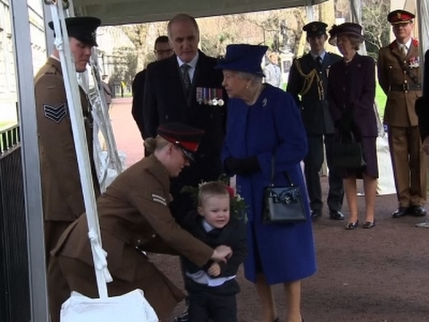 Toddler Has Meltdown in Front of Queen