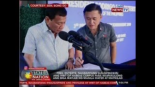 SONA: Duterte, nagbanta sa mga may-ari ng Manila Water at Maynilad