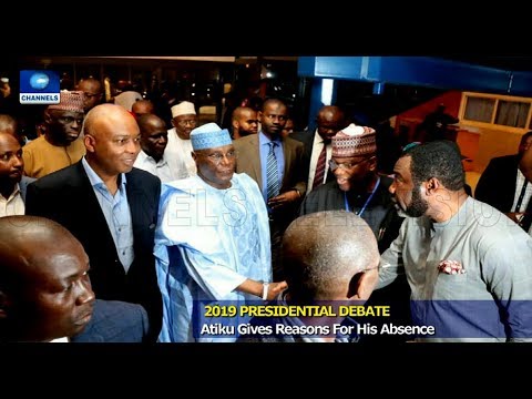 Debate: Atiku Gives Reason For Absence, Challenges Buhari 19/01/19 Pt.1 |News@10|