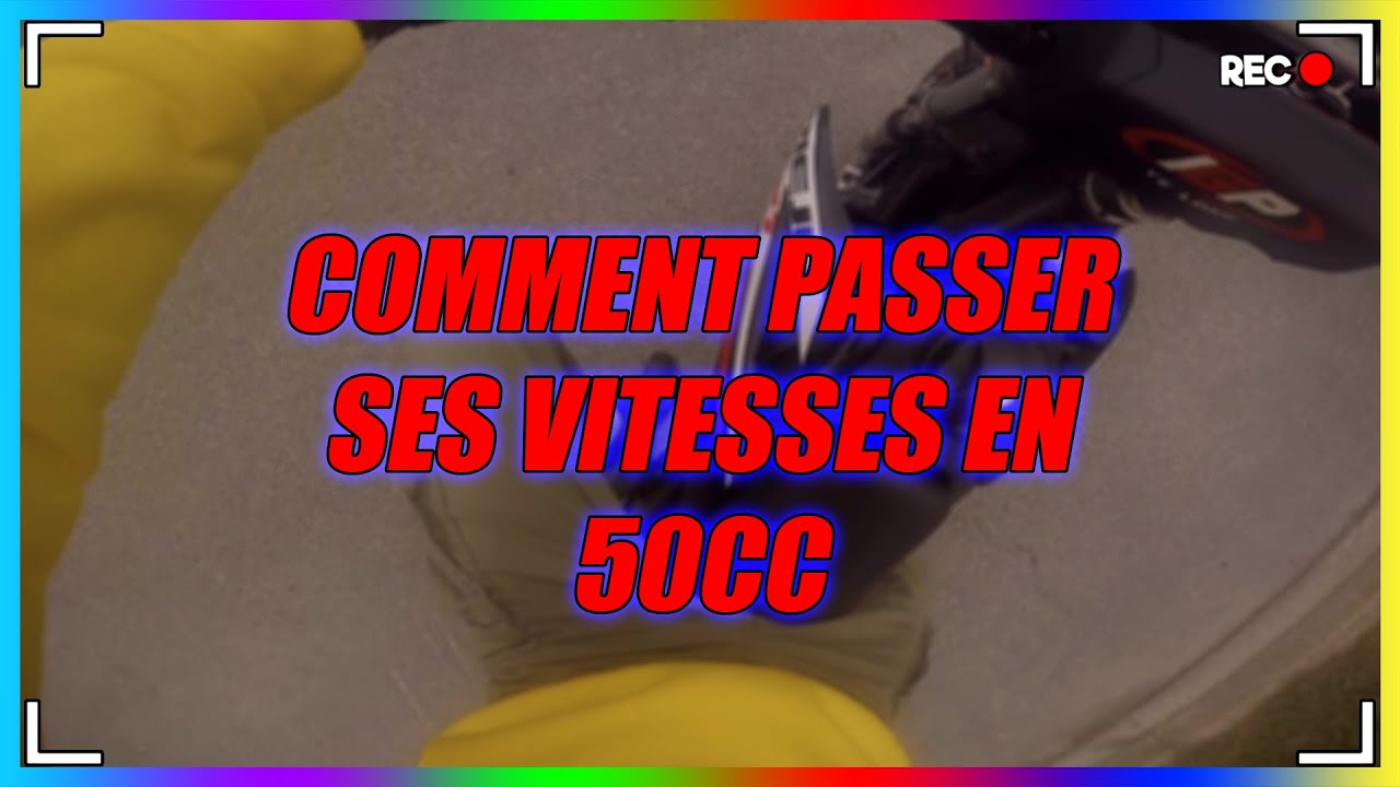 Comment passer ses vitesses en 50cc - YouTube
