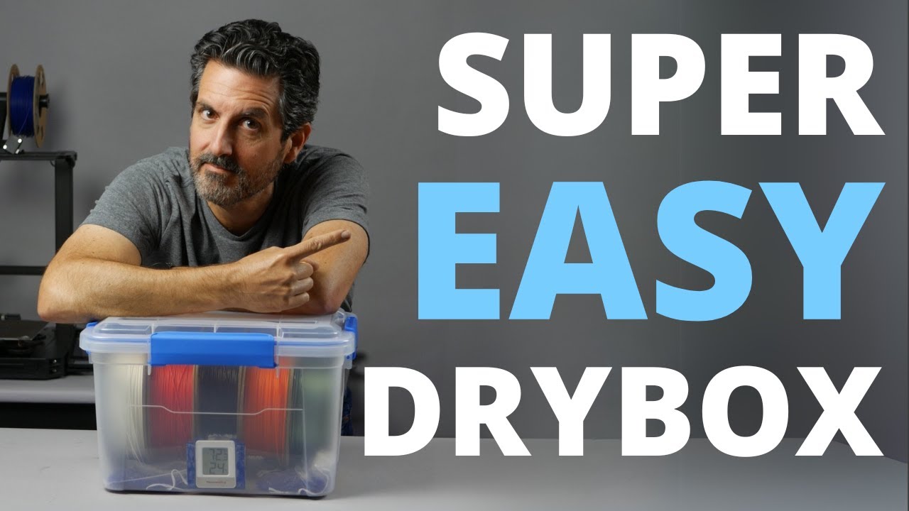 Super Simple Way to Keep Your 3D Printer Filament Bone Dry