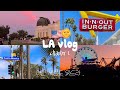 LA vlog 🌞🌴⋆ 눈물줄줄 3년만의 출국, 여기가 하이틴이다 .. | 할리우드에서 피크닉, 그리피스 천문대, 산타모니카 🎡 LA 여행 브이로그