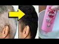 White hair turn to black hair naturally with herb | Gray hair natural dye in 2 minutes | White hair