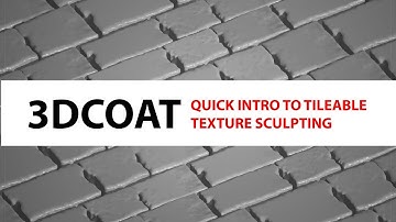 3D Coat Quick Intro to Tileable Texture Sculpting