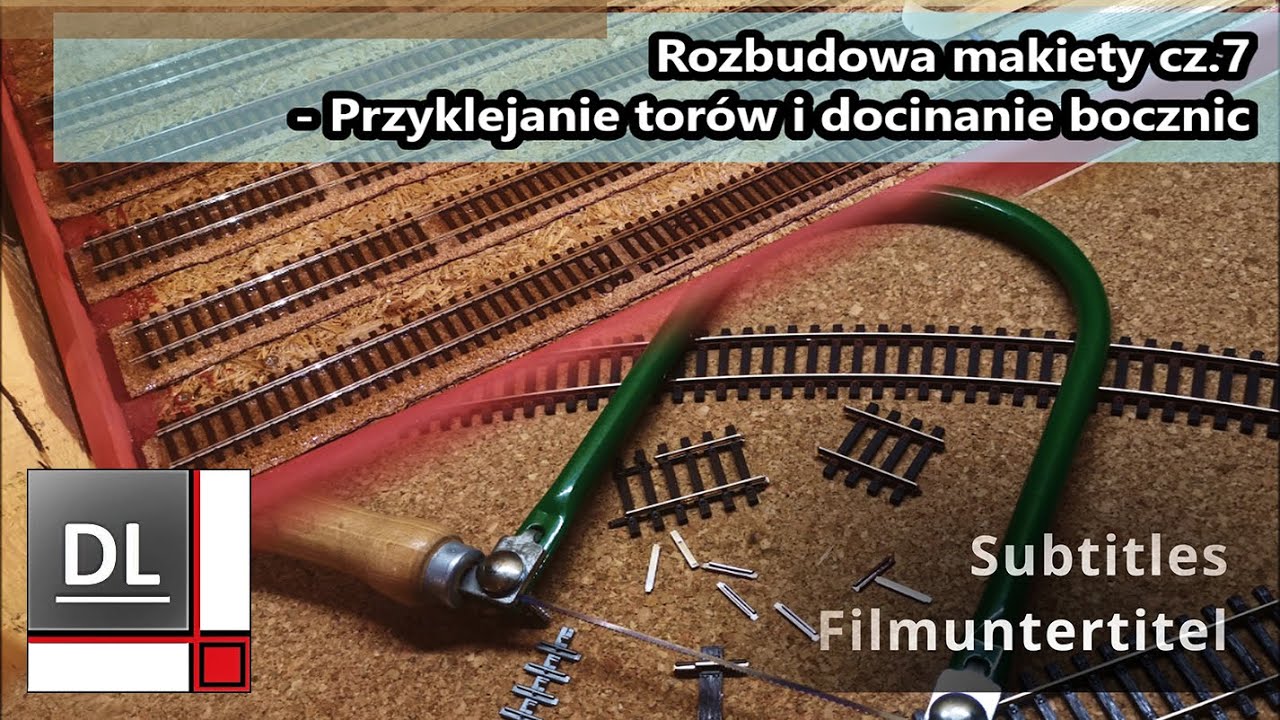 Przyklejanie torów i docinanie bocznic - Rozbudowa cz.7 #Makieta #Piko #H0 #DCC #PKP