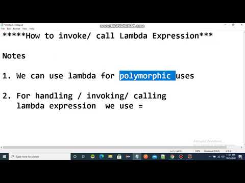Polymorphic Use of lambda and How to invoke lambda expression i by using Functional Interface.