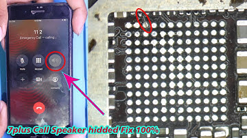 iPhone 7 Plus Call Speaker Not Working Hidden Can